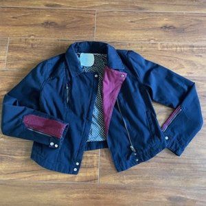 Hei Hei Anthropologie Cotton blend Moto Jacket